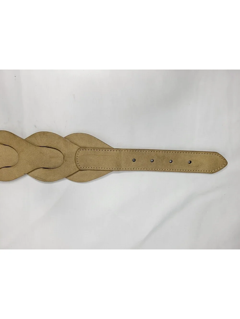 INC International Concepts Womens Wide Braided Stretch Waist Belt Size M/L